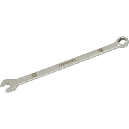 Dynamic Tools 7mm 12 Point Combination Wrench, Mirror Chrome Finish D074107